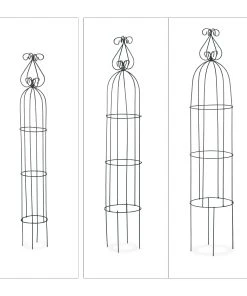 Relaxdays Rankhilfe Obelisk 3er Set -Gartenaccessoires Verkäufe 2022 01193755d8814941a0bc10e110b8ae9a