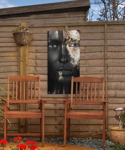 MuchoWow Outdoor-Poster 30x60 Frau - Blattgold -Gartenaccessoires Verkäufe 2022 030a95532c2a43a18a6138b851bd65ff