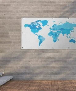 MuchoWow Outdoor-Poster 200x100 Weltkarte - -Gartenaccessoires Verkäufe 2022 033053cfcd684f22be08d9319ead8d01
