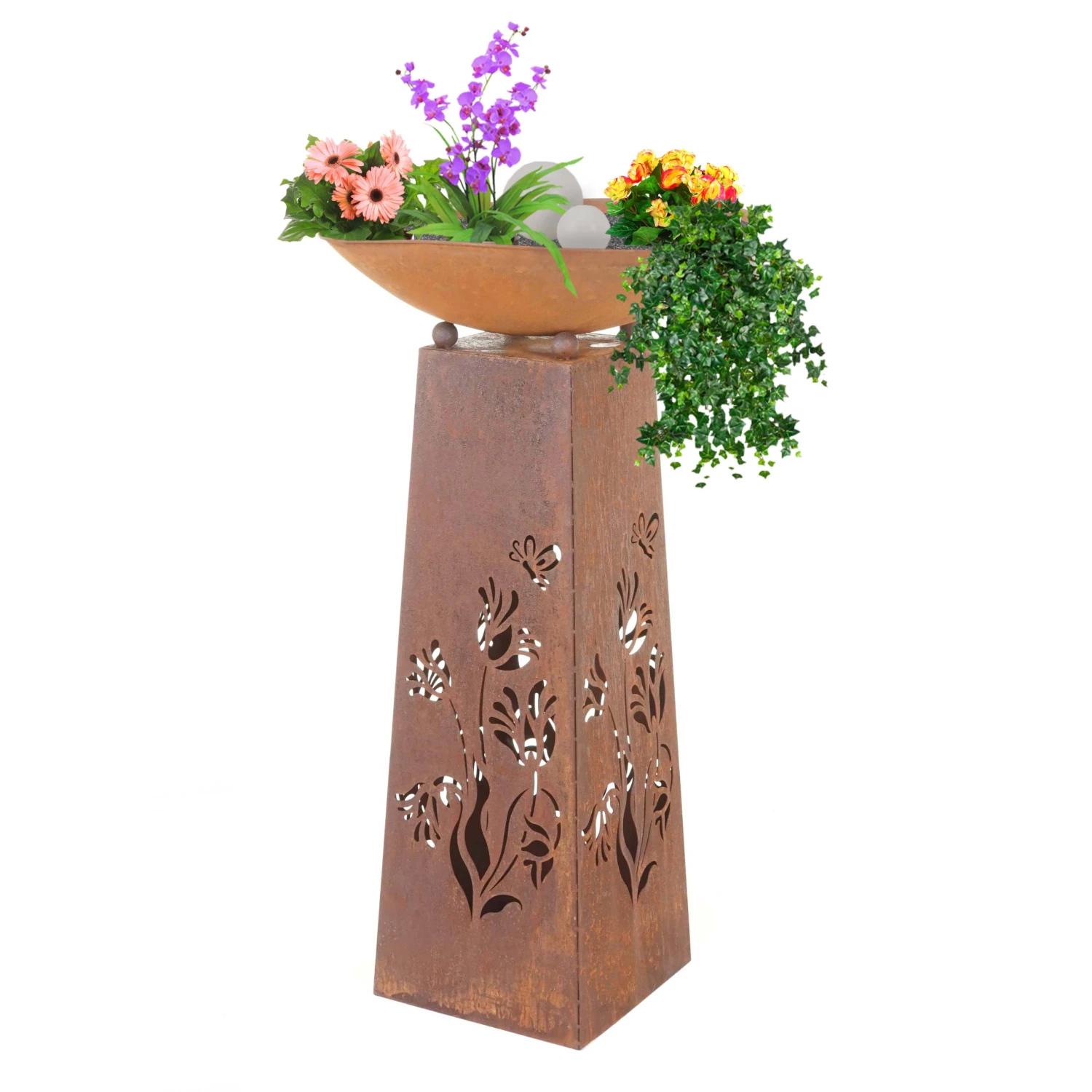 Pflanzensäule HWC-E65 - Rotbraun 4 Pflanzensäule HWC-E65 - Rotbraun – Bild 2