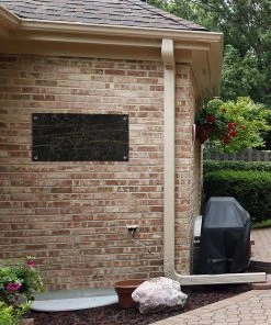 MuchoWow Outdoor-Poster 80x40 Marmor - Schwarz -Gartenaccessoires Verkäufe 2022 066fccce10484bae800a33f6afc115c8