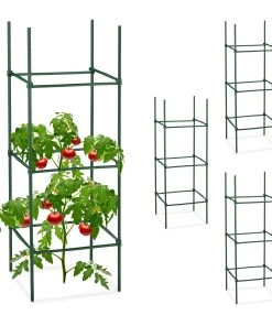 Relaxdays Rankhilfe 4er Set 90 cm