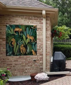 MuchoWow Outdoor-Poster 100x100 Dschungel - -Gartenaccessoires Verkäufe 2022 0913ddee058d48d58f81601368d3e386