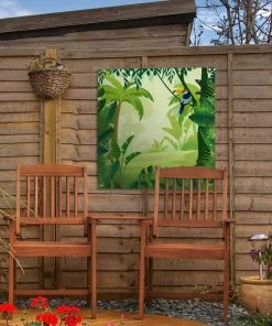 MuchoWow Outdoor-Poster 50x50 Dschungel - -Gartenaccessoires Verkäufe 2022 092a7a928a684e8c8d4d488bfb00420e