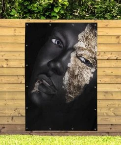 MuchoWow Outdoor-Poster 120x180 Frau - Gold - -Gartenaccessoires Verkäufe 2022 09f046ecda464fe8a8bf57176ece9ac2