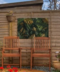 MuchoWow Outdoor-Poster 60x40 Blätter - Muster -Gartenaccessoires Verkäufe 2022 0b7dc6bb9aa94287958e594f455aba21