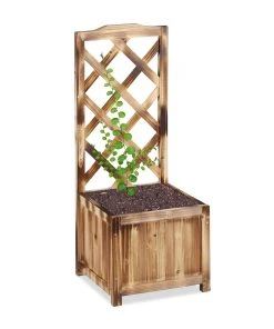 Relaxdays Rankkasten mit Rankgitter gebrannt - 36 x 90 x 36 cm -Gartenaccessoires Verkäufe 2022 0caa6be59d034f8ba592b9ee5d2b939b