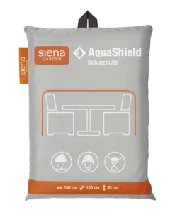 Siena Garden Schutzhülle Aqua Shield IV - Webstoff - Grau - Breite: 160 cm
