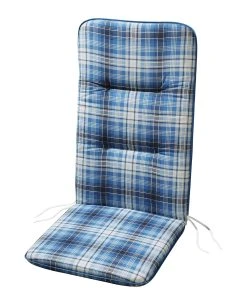 Best Freizeitmöbel Auflage Retreat - Baumwollstoff - Blau