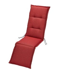 Best Freizeitmöbel Gartenliege-Auflage Warizy - Mischgewebe - Rot