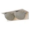 Twentyfour Doppelnest Mehlschwalben - Holzbeton - Grau