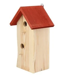 Siena Garden Meisenpalast Junior II - Kiefernholz - Rot / Natur