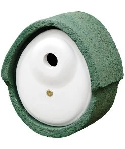 Twentyfour Nistkasten Homie - Holzbeton - Grün / Weiß