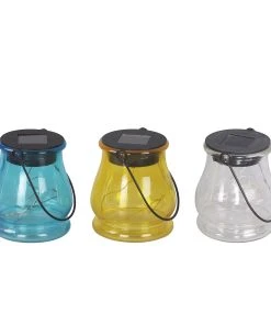 Näve LED-Solar-Dekoleuchte Chullora - Kristallglas - 5-flammig