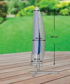 Mehr Garten Schutzhülle Ampelschirm Premium II - Kunststoff - Hellgrau -Gartenaccessoires Verkäufe 2022 1000162687 190412 07232800002 GALLERYIMAGES P000000001000162687