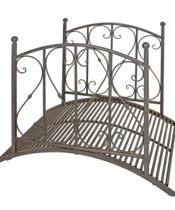 Garden Pleasure Gartenbrücke Taupo - Stahl - Braun