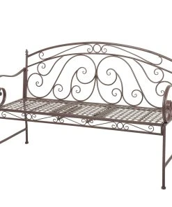 Garden Pleasure Gartenbank Saket - Eisen - Braun