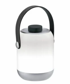 Paulmann Tischleuchte Clutch I - Silikon - 2-flammig - Silber