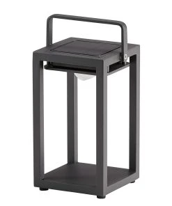 Solar-Laterne Cloyd II - Aluminium - Anthrazit