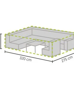 Best Freizeitmöbel Schutzhülle für Loungegruppen Clines II - Polypropylen - Hellgrau -Gartenaccessoires Verkäufe 2022 1000208074 200409 14554200108 SKETCH DETAILS P000000001000208074 sketch