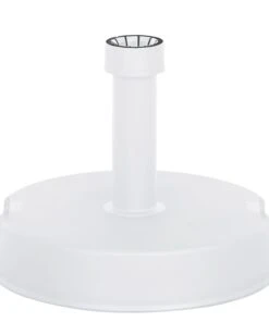 Siena Garden Schirmständer Bowler II - Polypropylen / Beton - Weiß