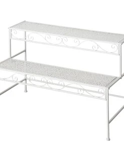 Boltze Blumentreppe Lilli - Eisen - Weiß