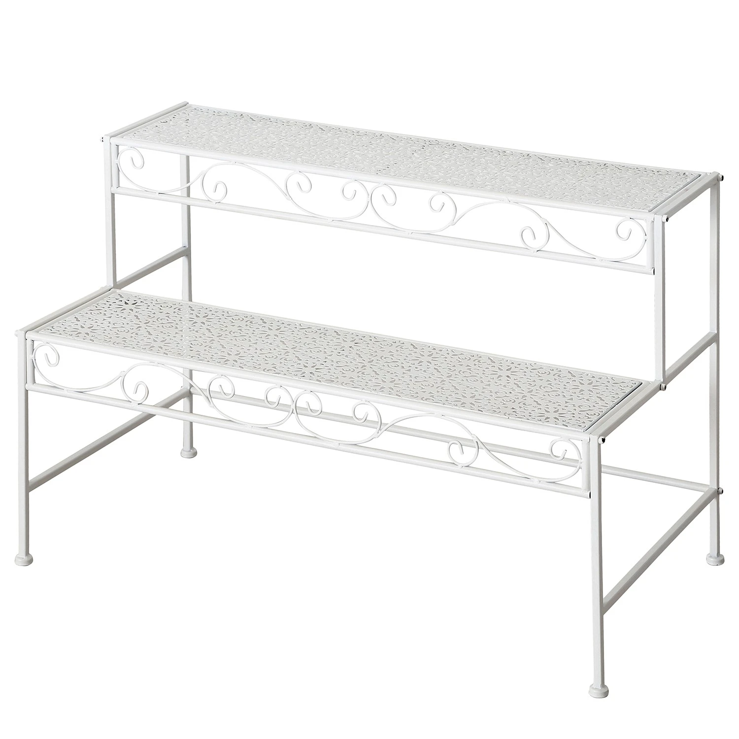 Boltze Blumentreppe Lilli - Eisen - Weiß 3 Boltze Blumentreppe Lilli - Eisen - Weiß