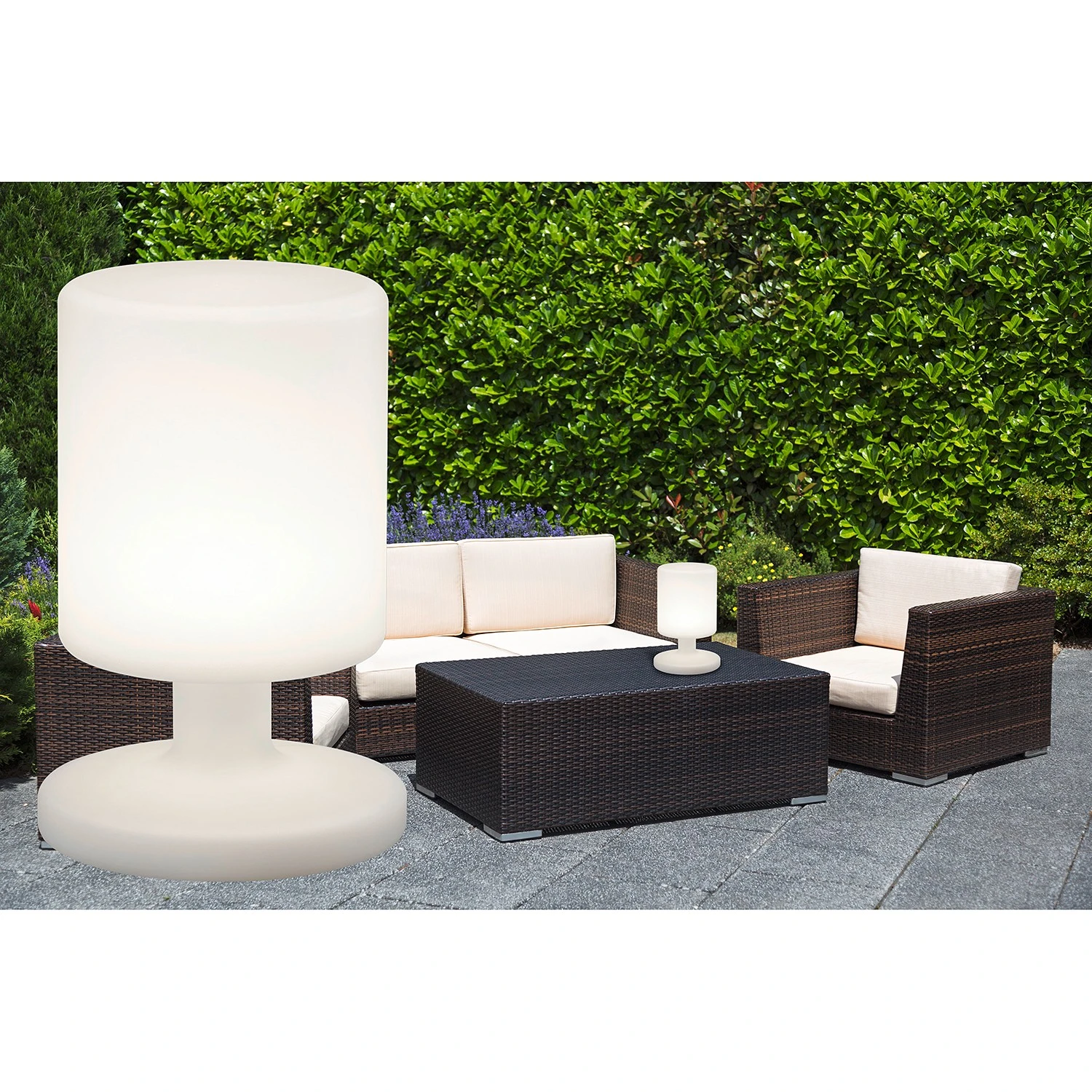 Reality Leuchten Tischleuchte Barbados - Polyethylen - 1-flammig 4 Reality Leuchten Tischleuchte Barbados - Polyethylen - 1-flammig – Bild 2