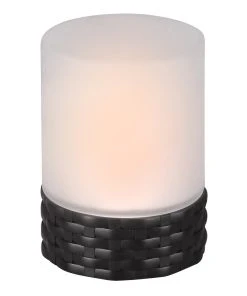 Reality Leuchten Tischleuchte Parral - Rattan / Aluminium - 1-flammig