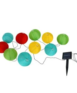 Näve Lichterkette Lucerne - Polyester PVC - 10-flammig - Multicolor