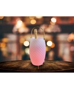 Näve LED-Sektkühler Greasby - Polyester PVC - Weiß -Gartenaccessoires Verkäufe 2022 1000217815 200716 13144400418 MOOD DETAILS P000000001000217815 mood