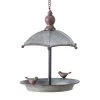 Boltze Vogeltränke Sarina - Zink - Grau