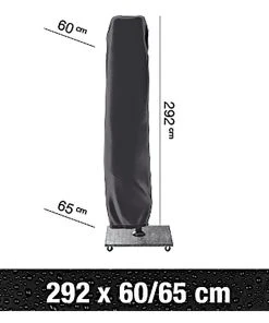 Gautzsch Schutzhülle für Ampelschirme Busby III - Polyester - Anthrazit -Gartenaccessoires Verkäufe 2022 1000249614 210510 16410500015 SKETCH DETAILS P000000001000249614 sketch