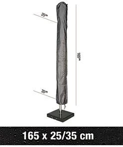 Gautzsch Schutzhülle für Sonnenschirme Busti I - Polyester - Anthrazit -Gartenaccessoires Verkäufe 2022 1000249618 210510 16410600048 SKETCH DETAILS P000000001000249618 sketch