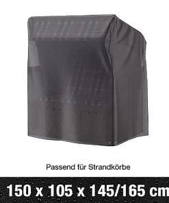 Gautzsch Schutzhülle für Strandkörbe Yelm II - Polyester - Anthrazit -Gartenaccessoires Verkäufe 2022 1000249633 210510 16410900139 SKETCH DETAILS P000000001000249633 sketch