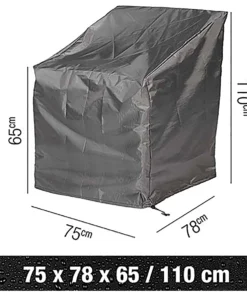 Gautzsch Schutzhülle für Loungesessel Ceiba II - Polyester - Anthrazit -Gartenaccessoires Verkäufe 2022 1000249638 210510 16411100179 SKETCH DETAILS P000000001000249638 sketch