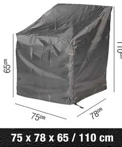 Gautzsch Schutzhülle für Loungesessel Ceiba II - Polyester - Anthrazit -Gartenaccessoires Verkäufe 2022 1000249638 210510 16411100180 SKETCH DETAILS P000000001000249638 sketch