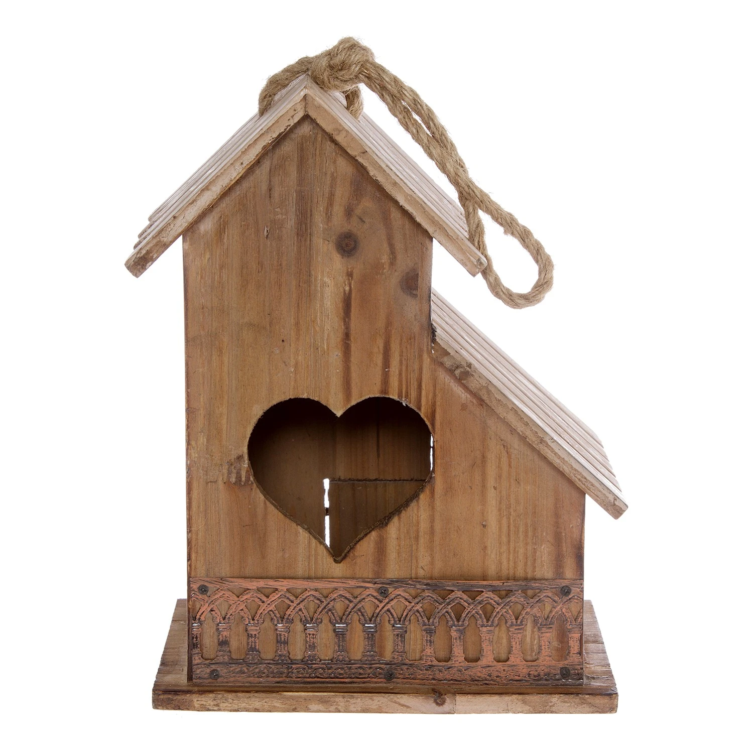 My Flair Vogelhaus Amira - Kiefer - Natur 5 My Flair Vogelhaus Amira - Kiefer - Natur – Bild 3