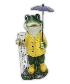 My Flair Dekofigur Frosch - Polyresin - Natur