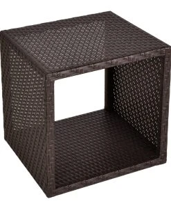 Garden Pleasure Gartenwürfelregal Livingston - Stahl / Polyethylen - Grau / Schwarz -Gartenaccessoires Verkäufe 2022 1000272277 210617 14282000121 DETAILS P000000001000272277