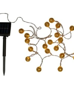 Pauleen Solarlichterkette Sunshine Glamour - Aluminium / Kunststoff - 1-flammig