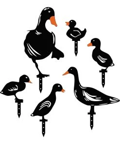 Dekoenten Puri (6-teilig) - Eisen - Schwarz