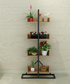 Regal Nero - Eisen / Polyester - Braun / Schwarz -Gartenaccessoires Verkäufe 2022 1000338963 220324 020 MOOD DETAILS P000000001000338963 mood