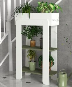 Regal Nola - Weiß / Grün -Gartenaccessoires Verkäufe 2022 1000338976 220324 020 MOOD DETAILS P000000001000338976 mood