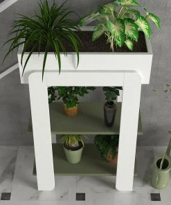 Regal Nola - Weiß / Grün -Gartenaccessoires Verkäufe 2022 1000338976 220324 022 MOOD DETAILS P000000001000338976 mood