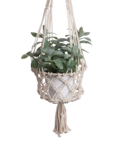 Butlers Blumenampel MACRAMÉ - Baumwollstoff - Creme 8 Butlers Blumenampel MACRAMÉ - Baumwollstoff - Creme -Gartenaccessoires Verkäufe 2022 1000341473 220317 040 DETAILS P000000001000341473
