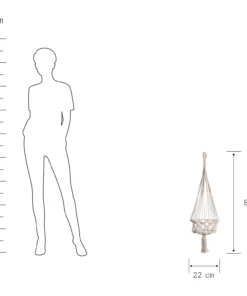 Butlers Blumenampel MACRAMÉ - Baumwollstoff - Creme 9 Butlers Blumenampel MACRAMÉ - Baumwollstoff - Creme -Gartenaccessoires Verkäufe 2022 1000341473 220317 050 DETAILS P000000001000341473