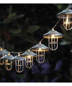 Nino Leuchten Solarleuchte Milano - Eisen / Polypropylen - 10-flammig -Gartenaccessoires Verkäufe 2022 1000344195 220519 020 MOOD DETAILS P000000001000344195 mood