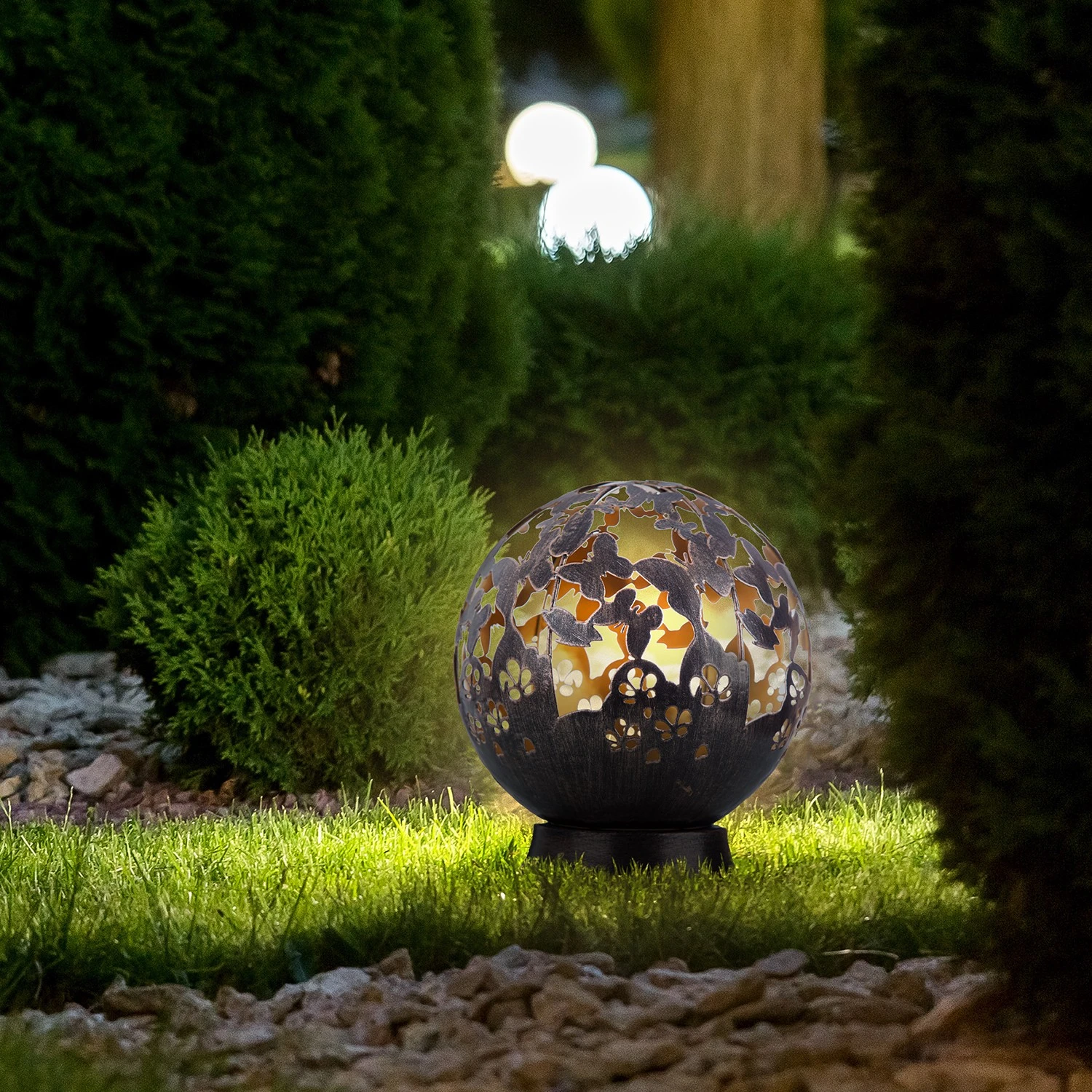 Nino Leuchten Solarleuchte Terni - Eisen - 1-flammig 4 Nino Leuchten Solarleuchte Terni - Eisen - 1-flammig – Bild 2