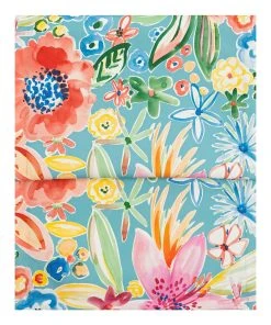 Magma-Heimtex Tischläufer Bloomy - Polyacryl - Türkis